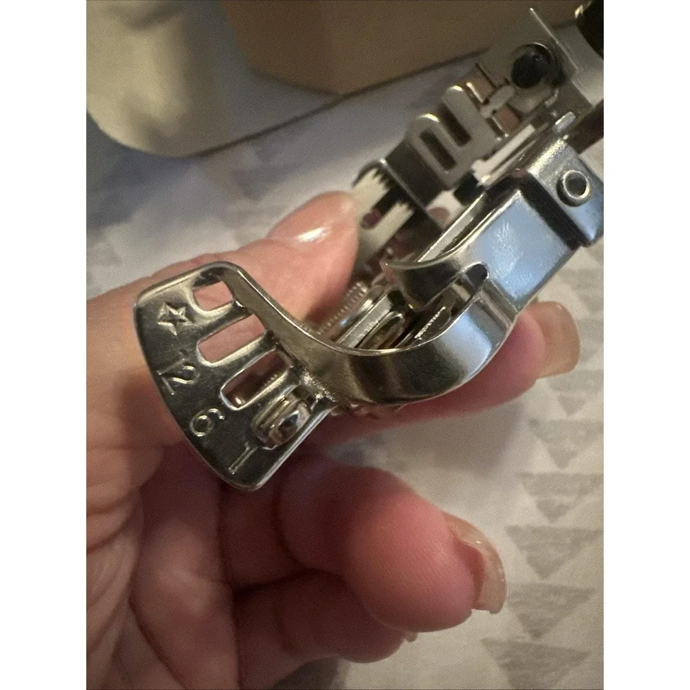 Ruffler Attachment: Vintage Japanese Sewing Tool (Left Needle, Model 55620)‎